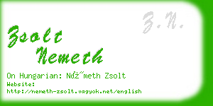 zsolt nemeth business card